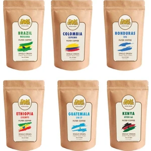 Gold Stone Speciality Yöresel Kahveler 6 x 50 gr Tanışma Paketi