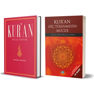 Kur'an Meal - Tefsir & Kur'an Hiç Tükenmeyen Mucize 2 Kitap Set - Mehmet Okuyan