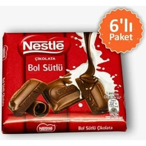 Çikolata Bol Sütlü 60 gr - 6 ' Lı