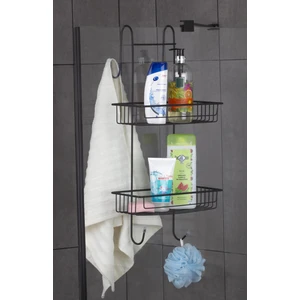 Okyanus Home Siyah Maxi Duşakabin Şampuanlık
