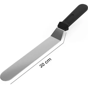 Güleryüz Ithalat Eğik ve Oval Uçlu Pasta Sıvama Spatulası 20 cm.