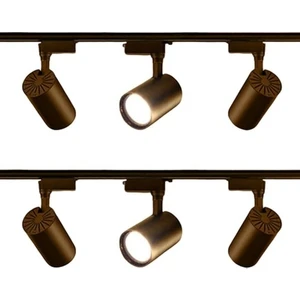 Gold Royal 6 Adet 30 Watt Siyah Kasa Günışığı Ray Spot 2 Metre Ray