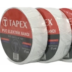 Elektrik Bandı Beyaz (10 Lu Paket)