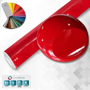 Autofolyo Parlak Kırmızı Folyo 122 Cm-1 Metre