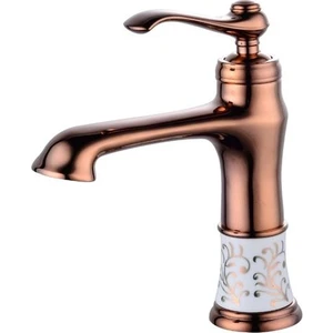 Banyo Lavabo Batarya Işlemeli Bakır