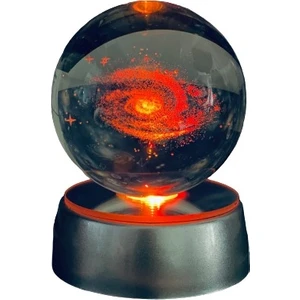 Mini Dünyam Samanyolu Galaxy Işıklı Cam Küre