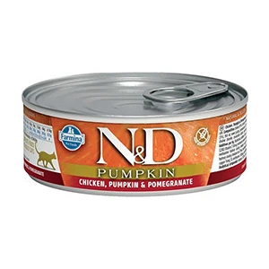 N&d Balkabağı Tavuk Nar Yetişkin Kedi Konservesi 6X80 gr