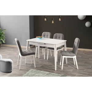 Sivas Gözde   Açılır Mdf Mutfak Masa Sandalye Takımı 70X110CM