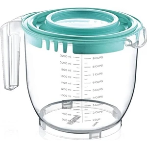 Tuana Home Kapaklı Mikser Kabı - 2200 ml