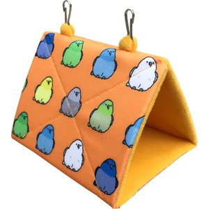 Kuş Arkadaşım Forpus Papağanı Uyku Hamağı Çadırı Küçük Kafes & Kuşlara Uygun Hamak Turuncu