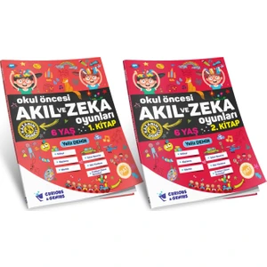 Pat Yayınları  Okul Öncesi Akıl Ve Zeka Oyunları 6 Yaş Seti