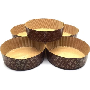 Mutfak Kitap Panettone Kalıbı 15,5x5 500gr 5li