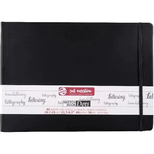 Sketchbook Dots Noktalı Eskiz Çizim Defteri 80 Gr. 21X30 Cm. 80 Sayfa Siyah