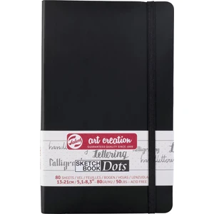 Sketchbook Dots Noktalı Eskiz Çizim Defteri 80 Gr. 13X21 Cm. 80 Sayfa Siyah