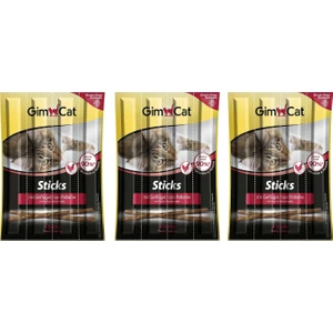 Sticks Tahılsız Kümes Hayvanlı Kedi Ödül Çubukları 4'lü 20 gr (3 Adet)