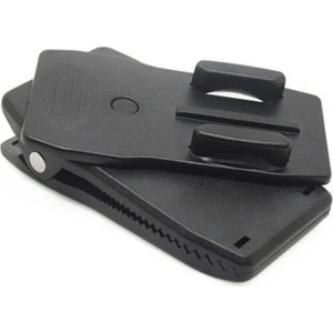 GP138C Tüm Aksiyon Kameralarla Uyumlu 360 Derece Dönebilen Sürgülü Kıskaç Çanta Klipsi