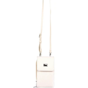 Silver Polo Bej Üç Bölmeli Kadın Çapraz Askılı Telefon Cüzdanı SP889