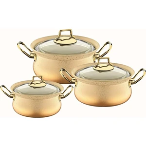 Granit 6 Parça Bakraç Set  Krem 3047