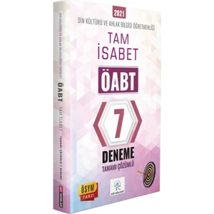 Ddy Yayınları Arif Hocam, 2021 Öabt Tam Isabet Din Kültürü ve Ahlak Bilgisi Tamamı Çözümlü 7 Deneme