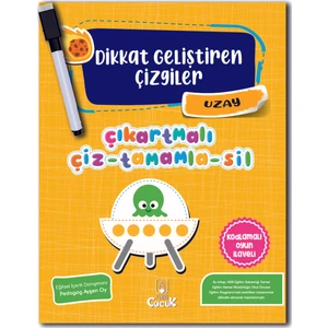 Dikkat Geliştiren Çizgiler-Uzay + Çiz-Sil Kalem