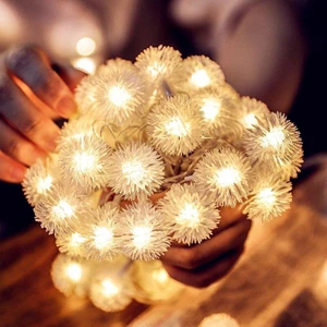 30 LED 4 Metre Güneş Enerjili Su Geçirmez 8 Mod LED Bahçe Teras Balkon Ağaç Solar Aydınlatma