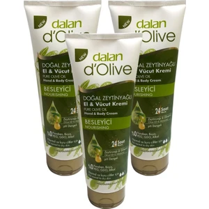 Dolive El ve Vücut Kremi 250 ml 3 Adet