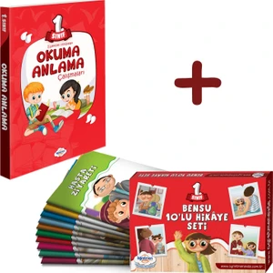 Öğretmen Evde Yayınları 1. Sınıf Okuma Anlama Kitabı - Bensu 10’lu Hikaye Kitabı Seti -