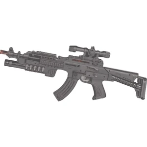 Oyuncak Pilli Işıklı Sesli Oyuncak Tüfek Kutulu Siyah Counter Strike ER-109