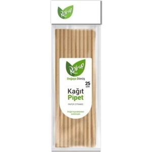 Kağıt Pipet 25'li