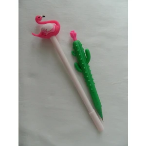 Flamingo Jel Tükenmez  Kaktüs Pembe Versatil Uçlu Kalem 2'li Set