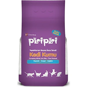 Pisi Pisi Pisipisi Topaklaşan Bentonit Ince Kedi Kumu 10 kg