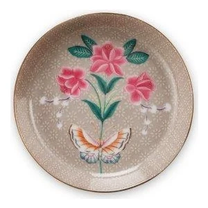 Pip Studio Blushing Birds Haki Çay Tabağı 9 cm