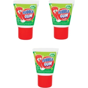 Lutti Tubble Gum Chery Tüp Sakız Kirazlı Sakız 3'lü