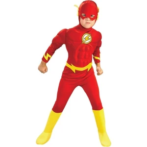 Flash Kostümü Kaslı Lüks