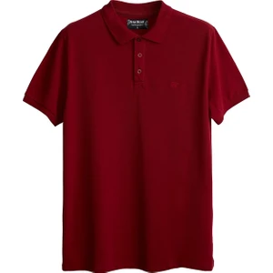 Bad Bear Stark Erkek Bordo Polo Tişört