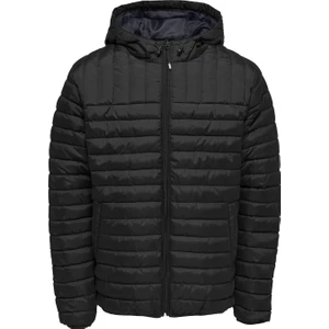 Only&sons Erkek Mont Paul Quilted Hood 22015121-BLK