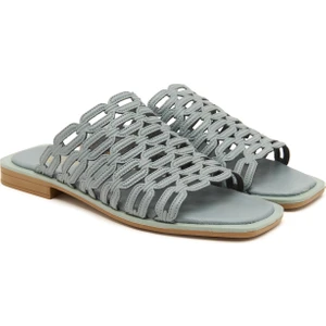 Azure Kadın Deri Terlik