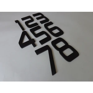 6 cm Kapı Daire Villa Bina Birim Numarası No:1-2-3-4-5-6-7-8