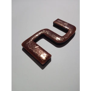 8 cm Bakır Eskitme Kapı Daire Villa Bina Birim Numarası No:2