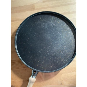 Oms Döküm Çift Taraflı Gözleme ve Izgara Tava 34 cm