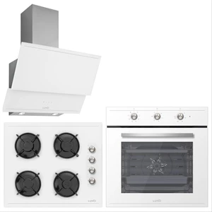 Luno Ankastre Beyaz Set ( 3420W Davlumbaz 6503W Fırın CS5335W Ocak )