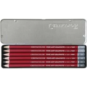 Cretacolor Cleos Fine Art Dereceli Kalem Seti 6'lı 2H,HB,2B,4B,6B,8B-160 25