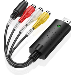 Vhs Dijital Dönüştürücü USB 2.0 Video Dönüştürücü Ses (Yurt Dışından)