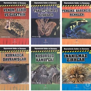 Tübitak Yayınları Hayvanlarda Saldırı ve Savunma  Set 6 Kitap