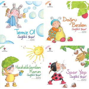 Tübitak Sağlılklı Yaşa Serisi 4 Kitap 5+ Yaş (Okulöncesi ve 1.sınıf)
