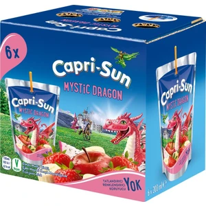 Capri - Sun Mystic Dragon Meyve Suyu 200 ml x 6 Adet