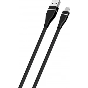 Type-C USB 1.2m 2.1A Hasır Kablo Siyah