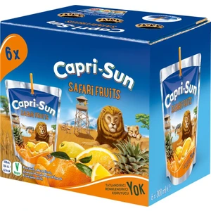 Capri - Sun Safari Fruits 200 ml x 6 Adet