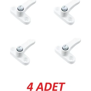 Pvc Emniyet Kilidi Pimapen Kilidi Güvenlik Düğmeli Metal Kilit 4 Adet