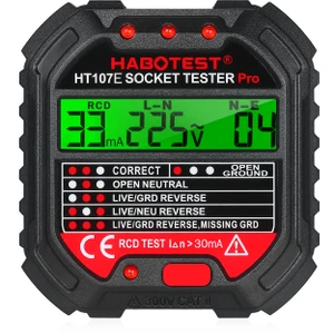 Gfcı Gerilim Göstergeli Çıkış Test Cihazı (Yurt Dışından)